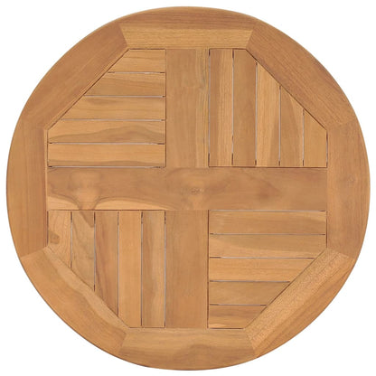 Bistrotafel inklapbaar Ø60x75,5 cm massief teakhout