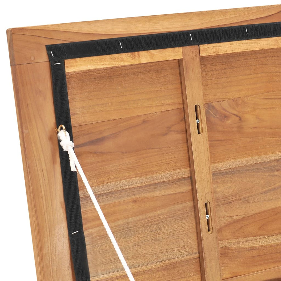 Opbergbox Massief Teakhout 60 x 50 x 58 cm