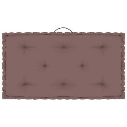 Palletvloerkussen 73X40X7 Cm Katoen Taupe