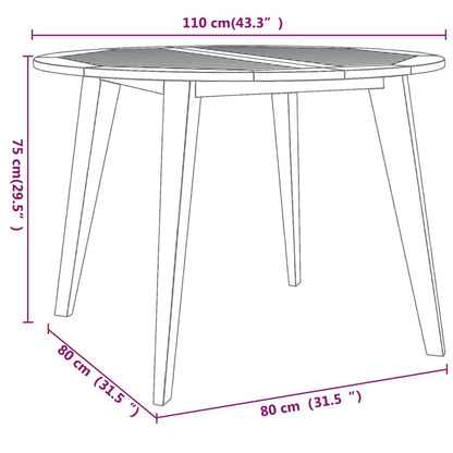 5-Delige Tuinset Massief Acaciahout 4