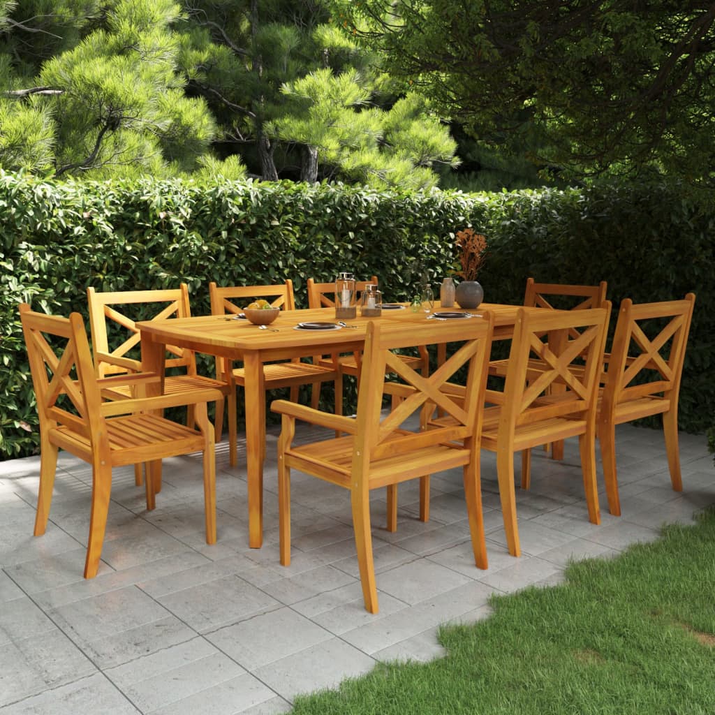 9-Delige Tuinset Massief Acaciahout 8