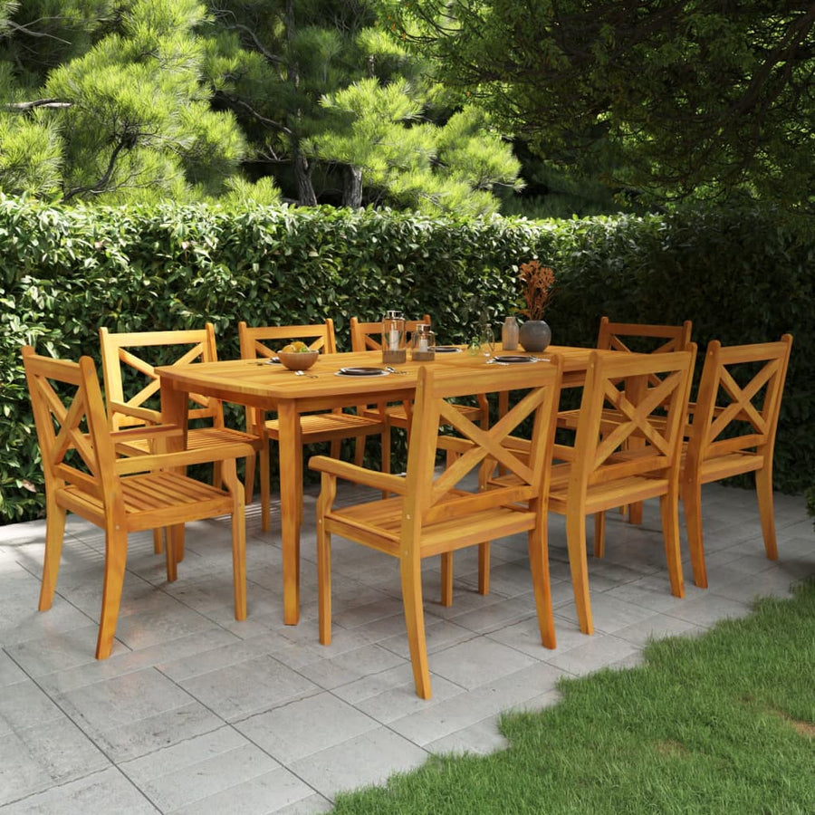 9-Delige Tuinset Massief Acaciahout 8