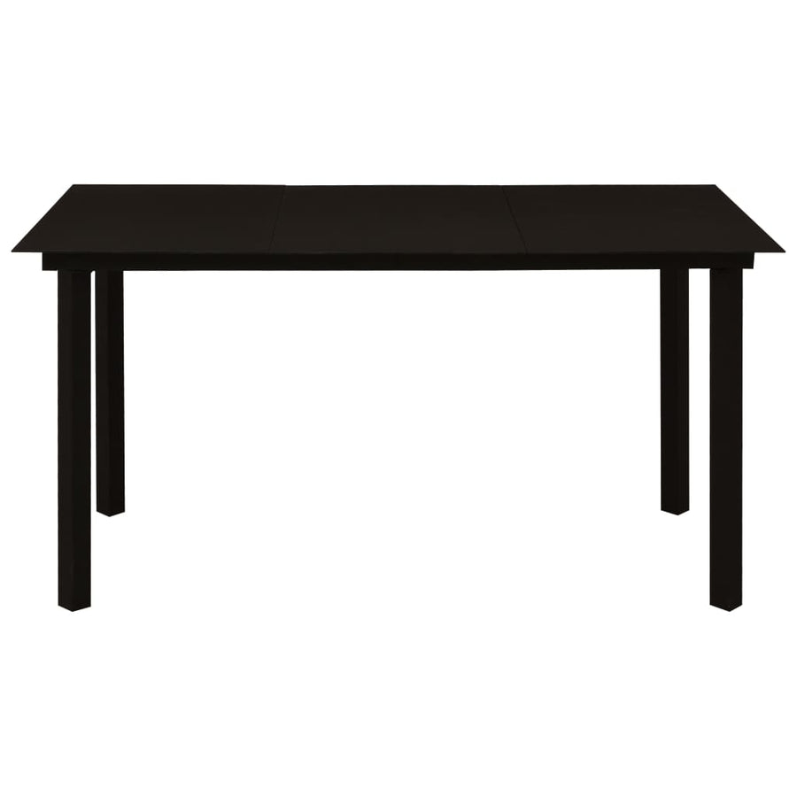 -Delige Tuinset Katoenen Touw En Staal Zwart 5
