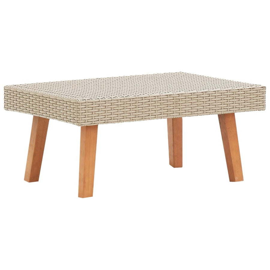 4-Delige Loungeset Met Kussens Poly Rattan 1