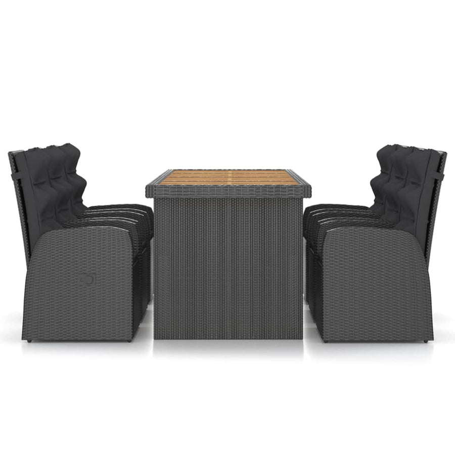 7-Delige Tuinset Met Kussens Poly Rattan 6