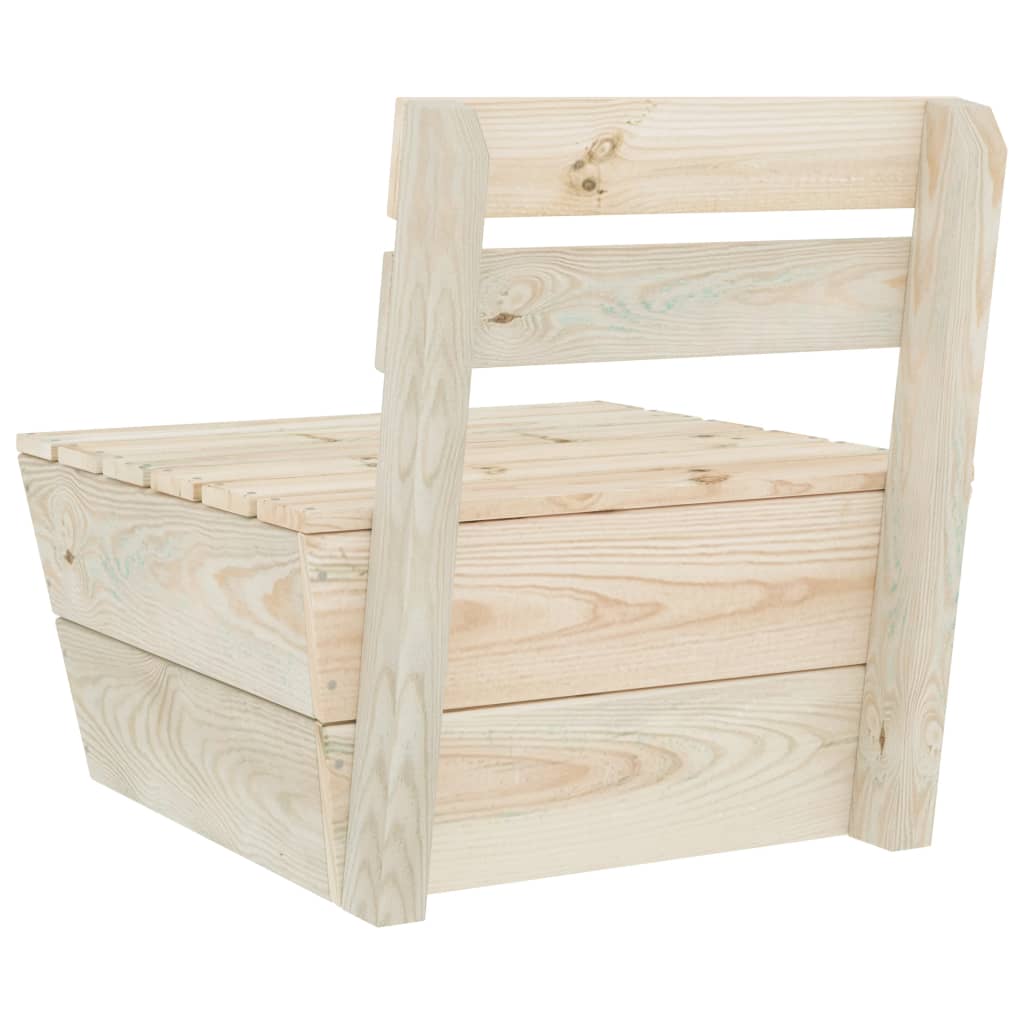 Sectioneel Pallet Geïmpregneerd Vurenhout Middenbank