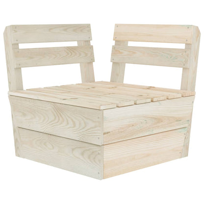 Sectioneel Pallet Geïmpregneerd Vurenhout Hoekbank