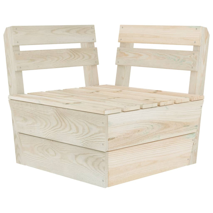 Sectioneel Pallet Geïmpregneerd Vurenhout Hoekbank