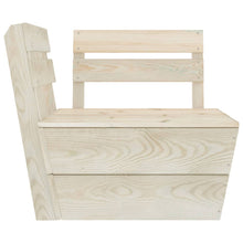 Sectioneel Pallet Geïmpregneerd Vurenhout Hoekbank