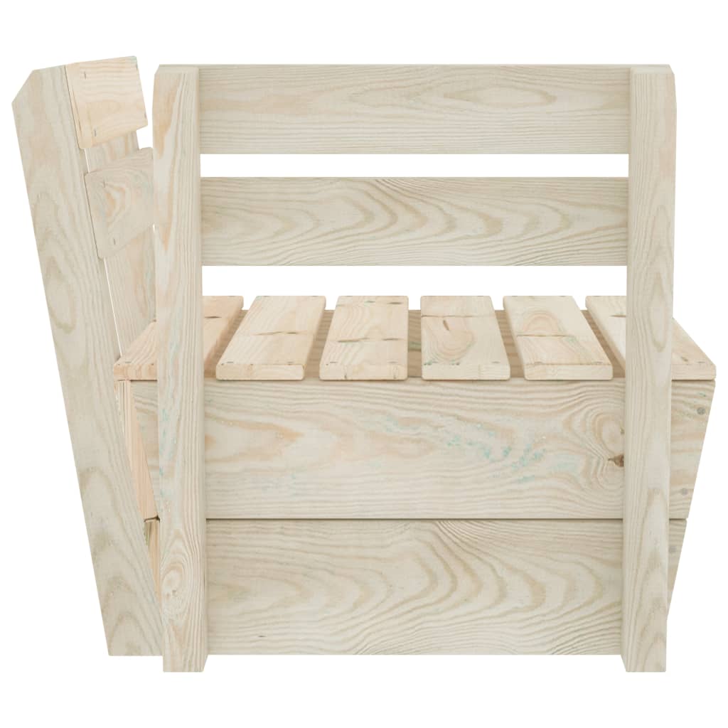 Sectioneel Pallet Geïmpregneerd Vurenhout Hoekbank