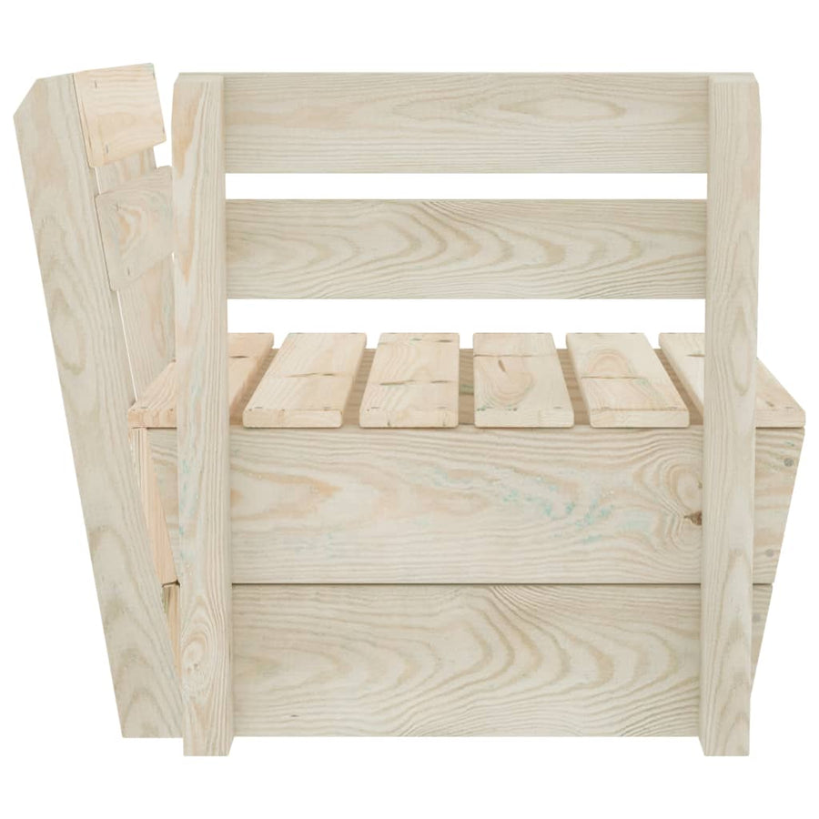 Sectioneel Pallet Geïmpregneerd Vurenhout Hoekbank