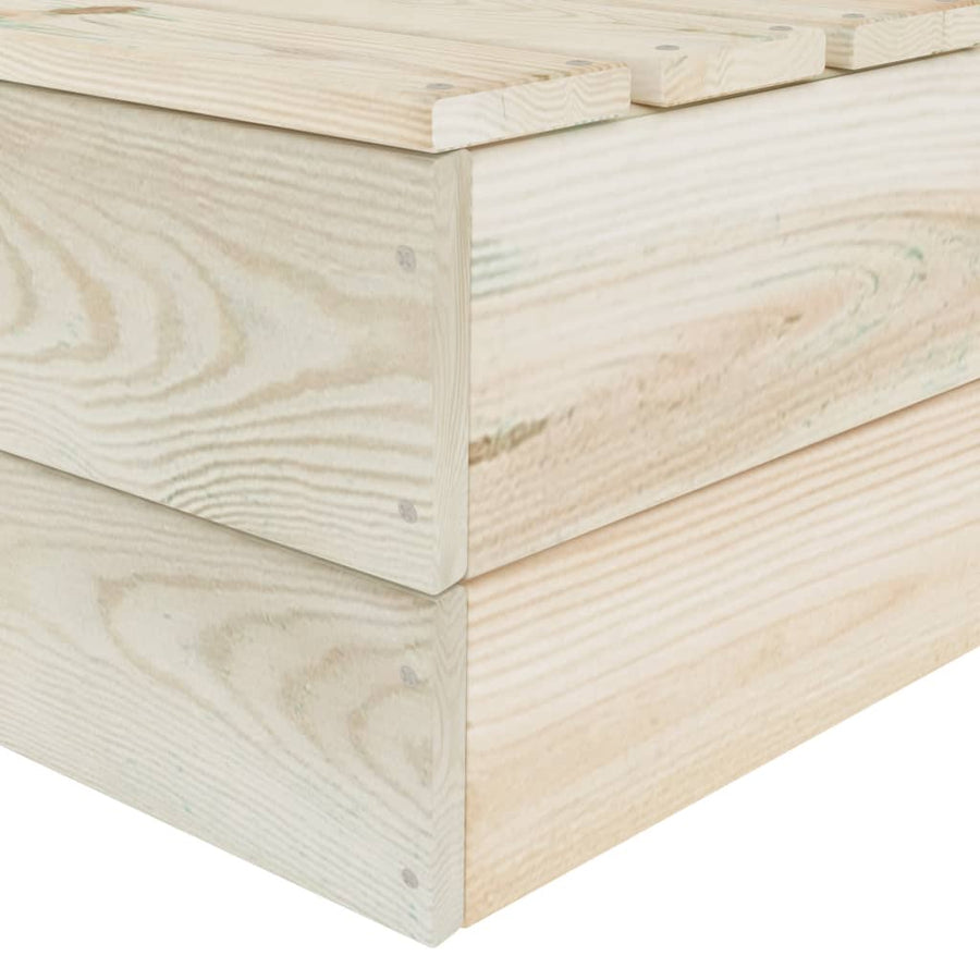 Sectioneel Pallet Geïmpregneerd Vurenhout Hoekbank