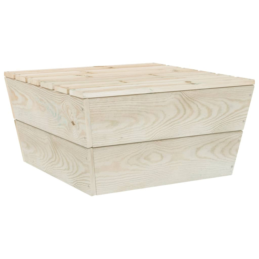 Tuintafels 2 St 60X60X30 Cm Geïmpregneerd Vurenhout Tafel (2 st)