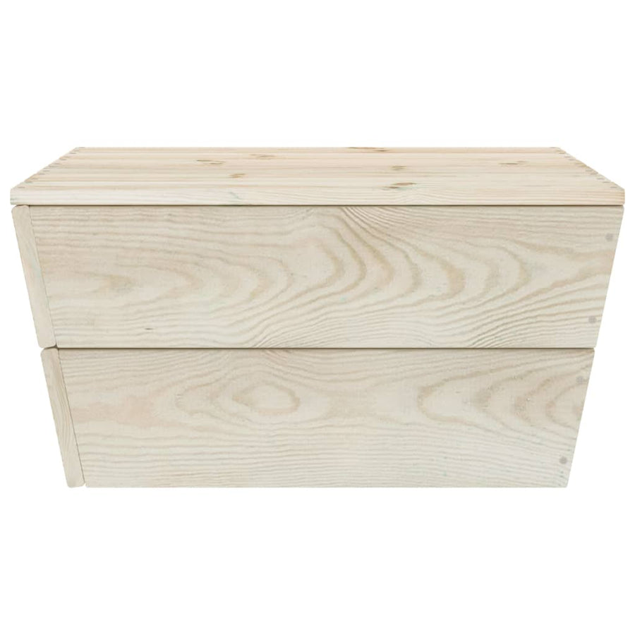 Tuintafels 2 St 60X60X30 Cm Geïmpregneerd Vurenhout Tafel (2 st)