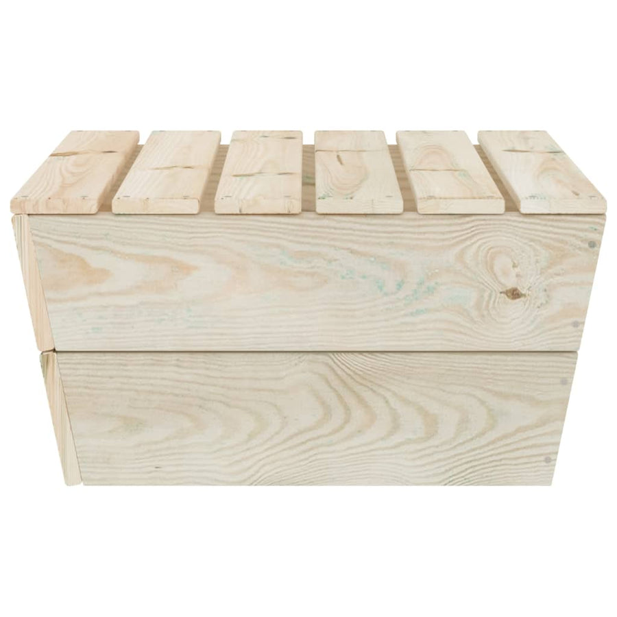 Tuintafels 2 St 60X60X30 Cm Geïmpregneerd Vurenhout Tafel (2 st)