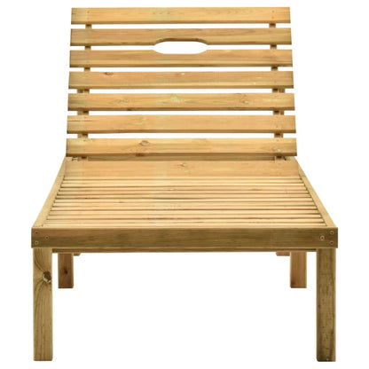 Ligbed Geïmpregneerd Grenenhout Met tafel