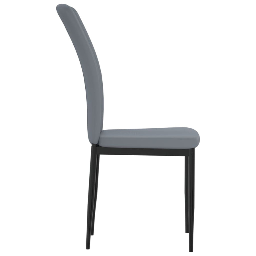 Eetkamerstoelen Fluweel 4 Lichtgrijs