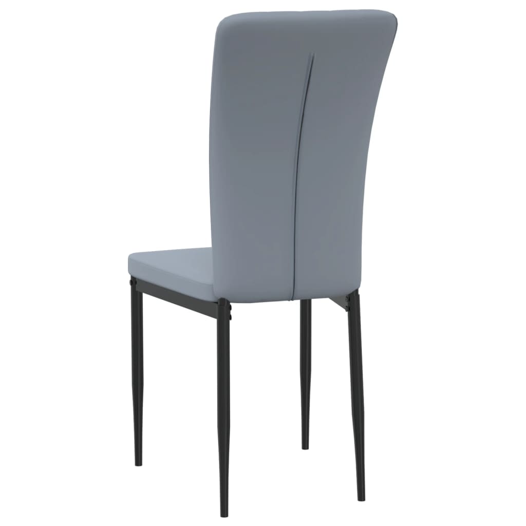 Eetkamerstoelen Fluweel 4 Lichtgrijs
