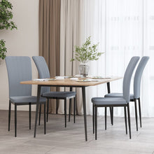 Eetkamerstoelen Fluweel 4 Lichtgrijs