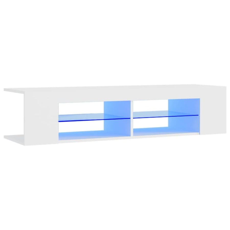 Tv-Meubel Met Led-Verlichting 35X39X30 Cm Wit