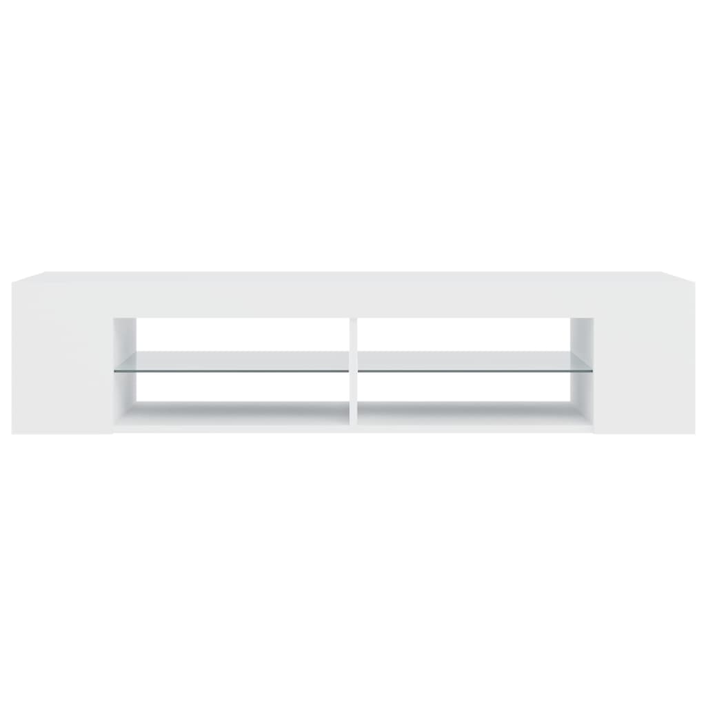 Tv-Meubel Met Led-Verlichting 35X39X30 Cm Wit