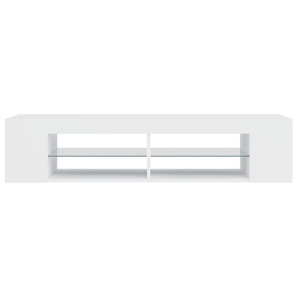 Tv-Meubel Met Led-Verlichting 35X39X30 Cm Wit