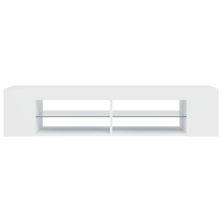 Tv-Meubel Met Led-Verlichting 35X39X30 Cm Wit
