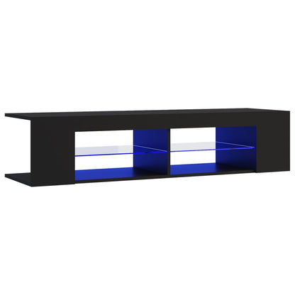 Tv-Meubel Met Led-Verlichting 35X39X30 Cm Zwart