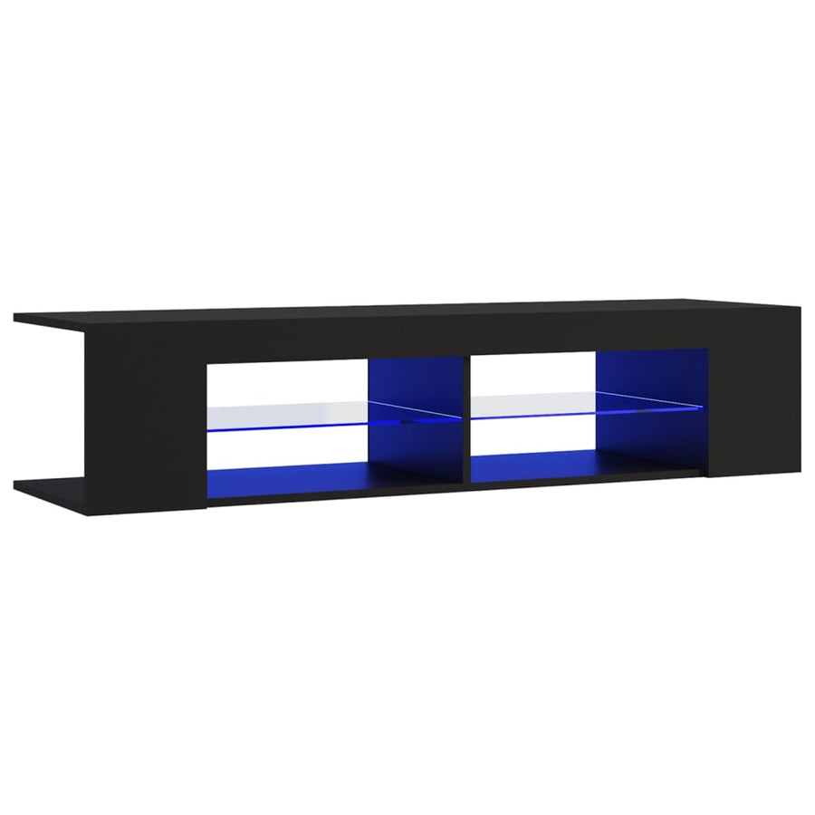 Tv-Meubel Met Led-Verlichting 35X39X30 Cm Zwart