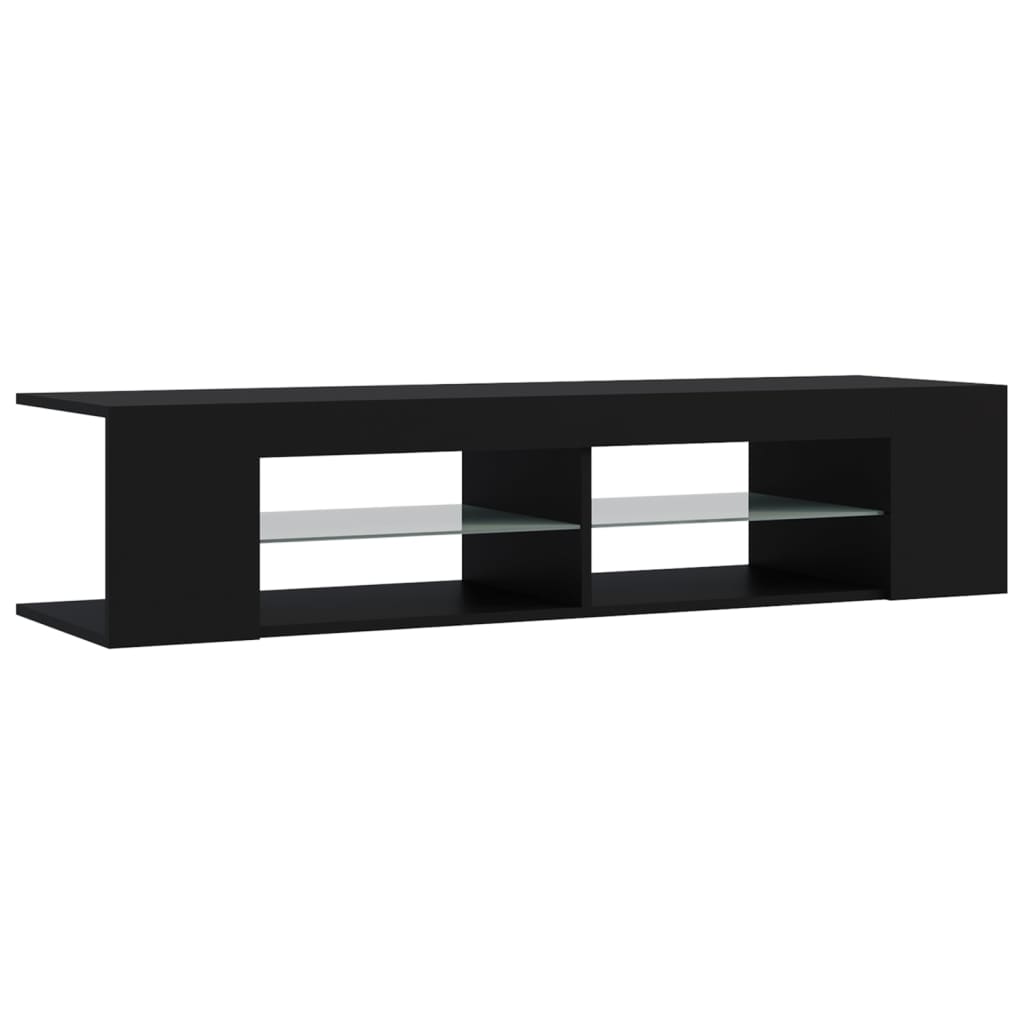 Tv-Meubel Met Led-Verlichting 35X39X30 Cm Zwart