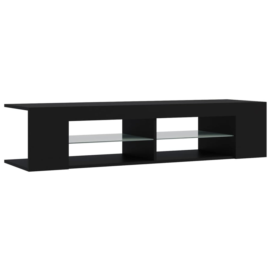 Tv-Meubel Met Led-Verlichting 35X39X30 Cm Zwart
