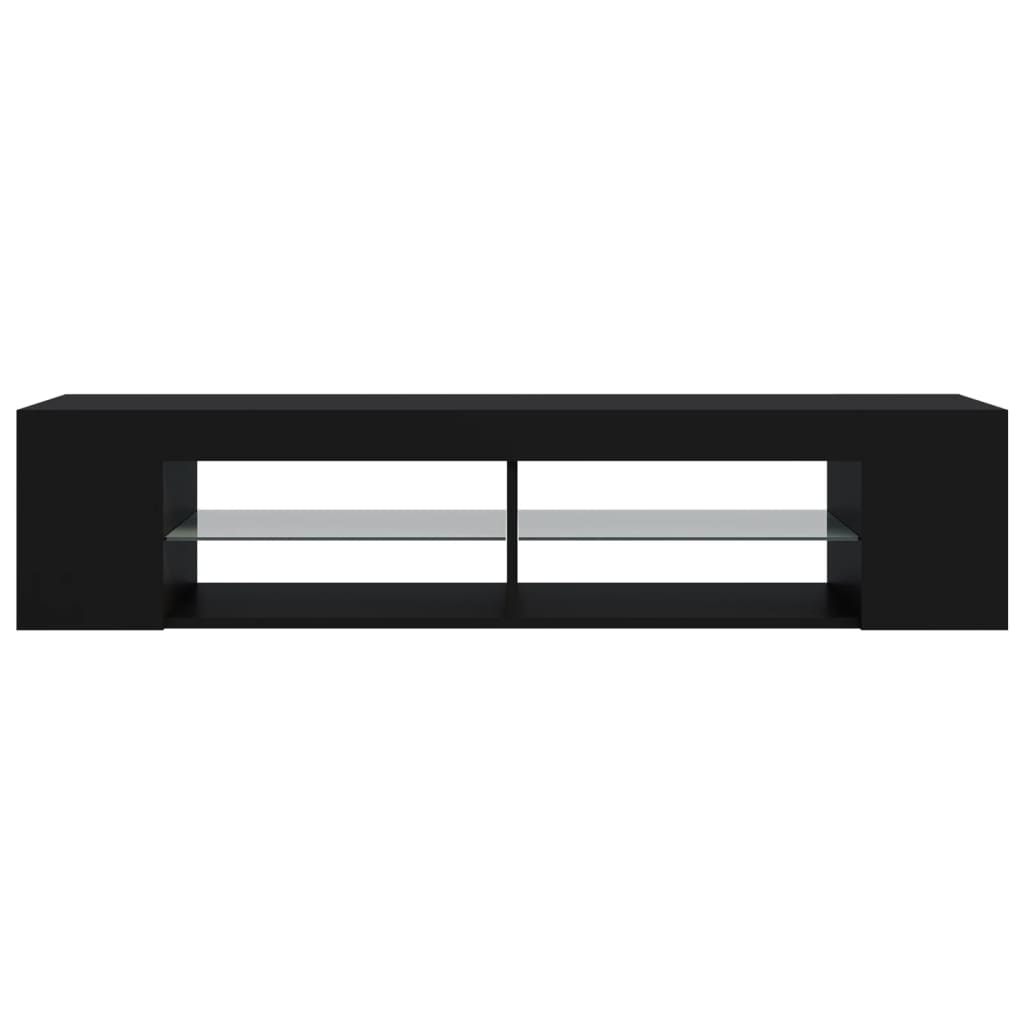Tv-Meubel Met Led-Verlichting 35X39X30 Cm Zwart