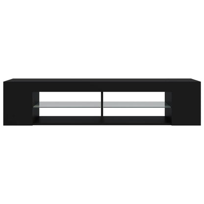 Tv-Meubel Met Led-Verlichting 35X39X30 Cm Zwart