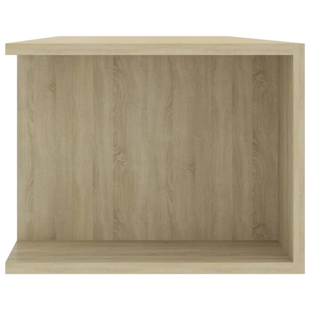 Tv-Meubel Met Led-Verlichting 35X39X30 Cm Kleurig Sonoma eiken