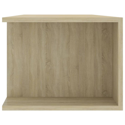 Tv-Meubel Met Led-Verlichting 35X39X30 Cm Kleurig Sonoma eiken