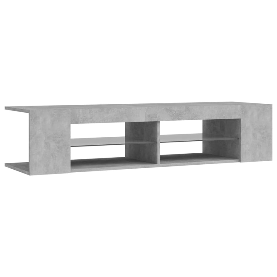 Tv-Meubel Met Led-Verlichting 35X39X30 Cm Betongrijs
