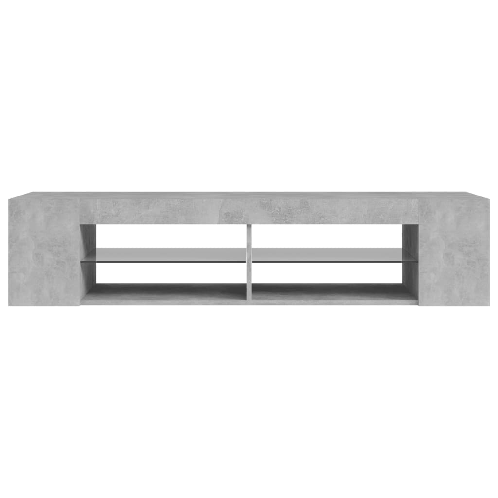 Tv-Meubel Met Led-Verlichting 35X39X30 Cm Betongrijs