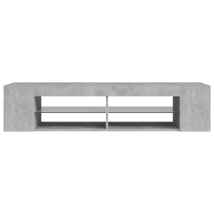 Tv-Meubel Met Led-Verlichting 35X39X30 Cm Betongrijs
