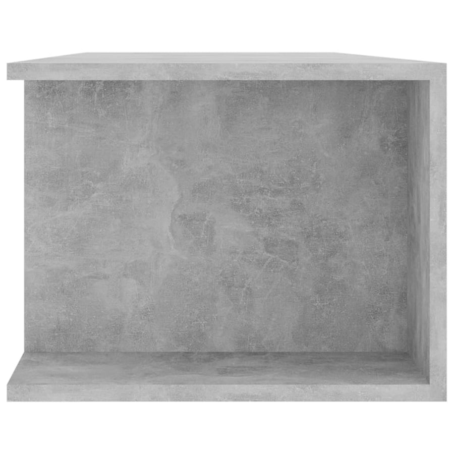 Tv-Meubel Met Led-Verlichting 35X39X30 Cm Betongrijs