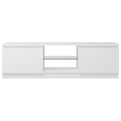 Tv-Meubel Met Led-Verlichting 20X30X35,5 Cm 120 x 30 x 35.5 cm Wit