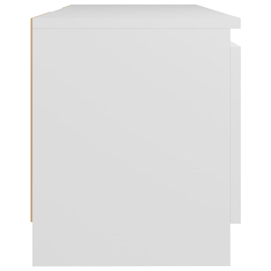 Tv-Meubel Met Led-Verlichting 20X30X35,5 Cm 120 x 30 x 35.5 cm Wit