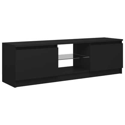 Tv-Meubel Met Led-Verlichting 20X30X35,5 Cm 120 x 30 x 35.5 cm Zwart