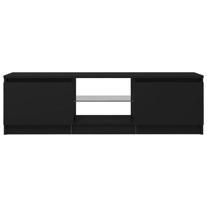 Tv-Meubel Met Led-Verlichting 20X30X35,5 Cm 120 x 30 x 35.5 cm Zwart