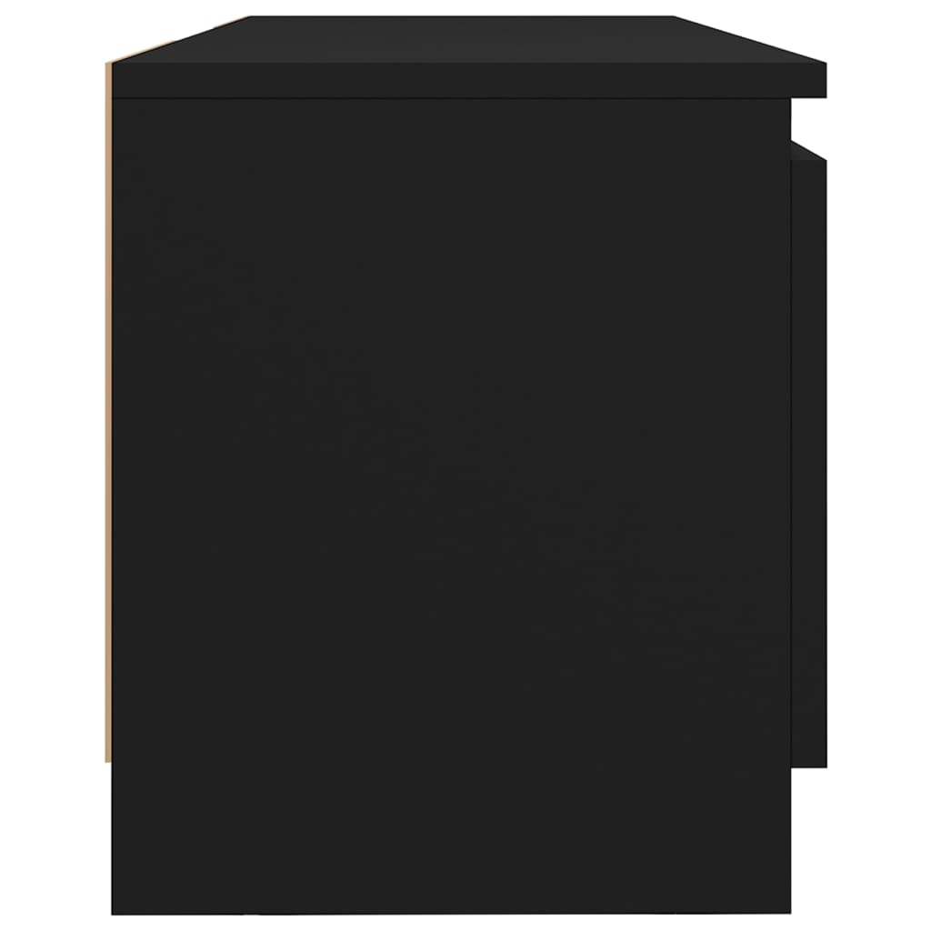 Tv-Meubel Met Led-Verlichting 20X30X35,5 Cm 120 x 30 x 35.5 cm Zwart