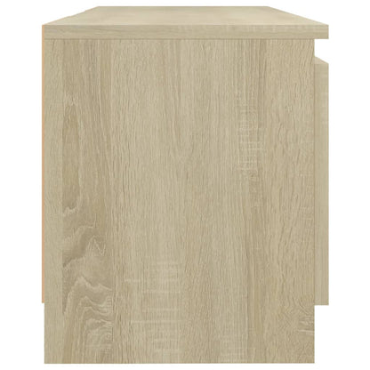 Tv-Meubel Met Led-Verlichting 20X30X35,5 Cm Kleur 120 x 30 x 35.5 cm Sonoma eiken