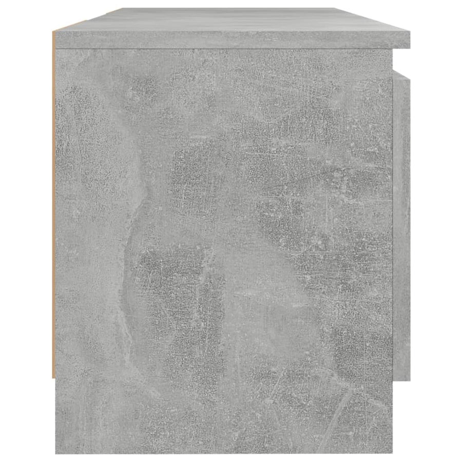 Tv-Meubel Met Led-Verlichting 20X30X35,5 Cm 120 x 30 x 35.5 cm Betongrijs