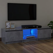 Tv-meubel 120x30x36 cm betongrijs LED
