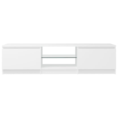 Tv-Meubel Met Led-Verlichting 40X40X35,5 Cm 140 x 40 x 35.5 cm Wit