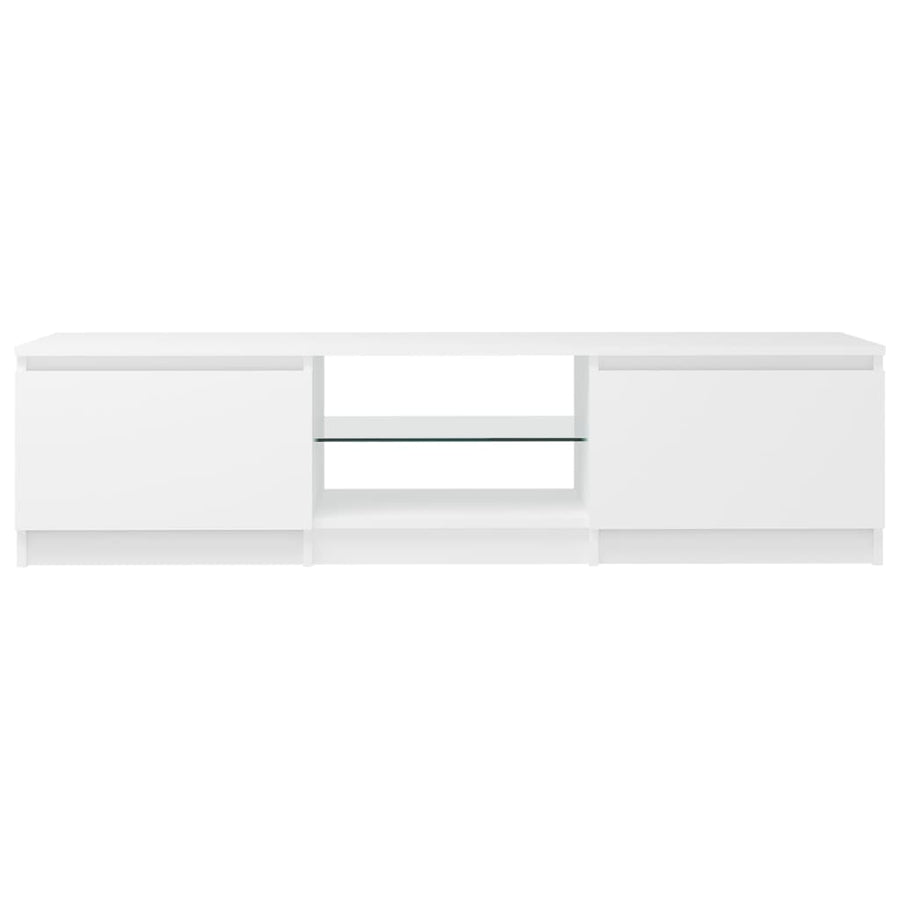 Tv-Meubel Met Led-Verlichting 40X40X35,5 Cm 140 x 40 x 35.5 cm Wit