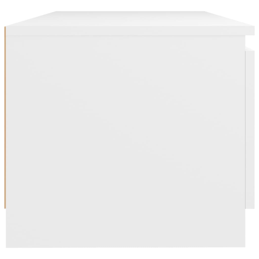 Tv-Meubel Met Led-Verlichting 40X40X35,5 Cm 140 x 40 x 35.5 cm Wit